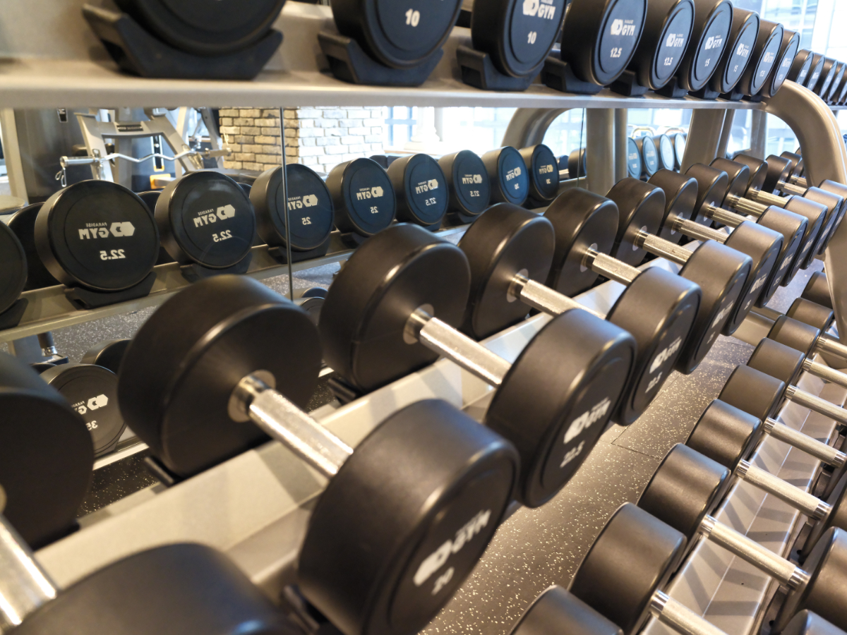 GYM ダンベルエリア